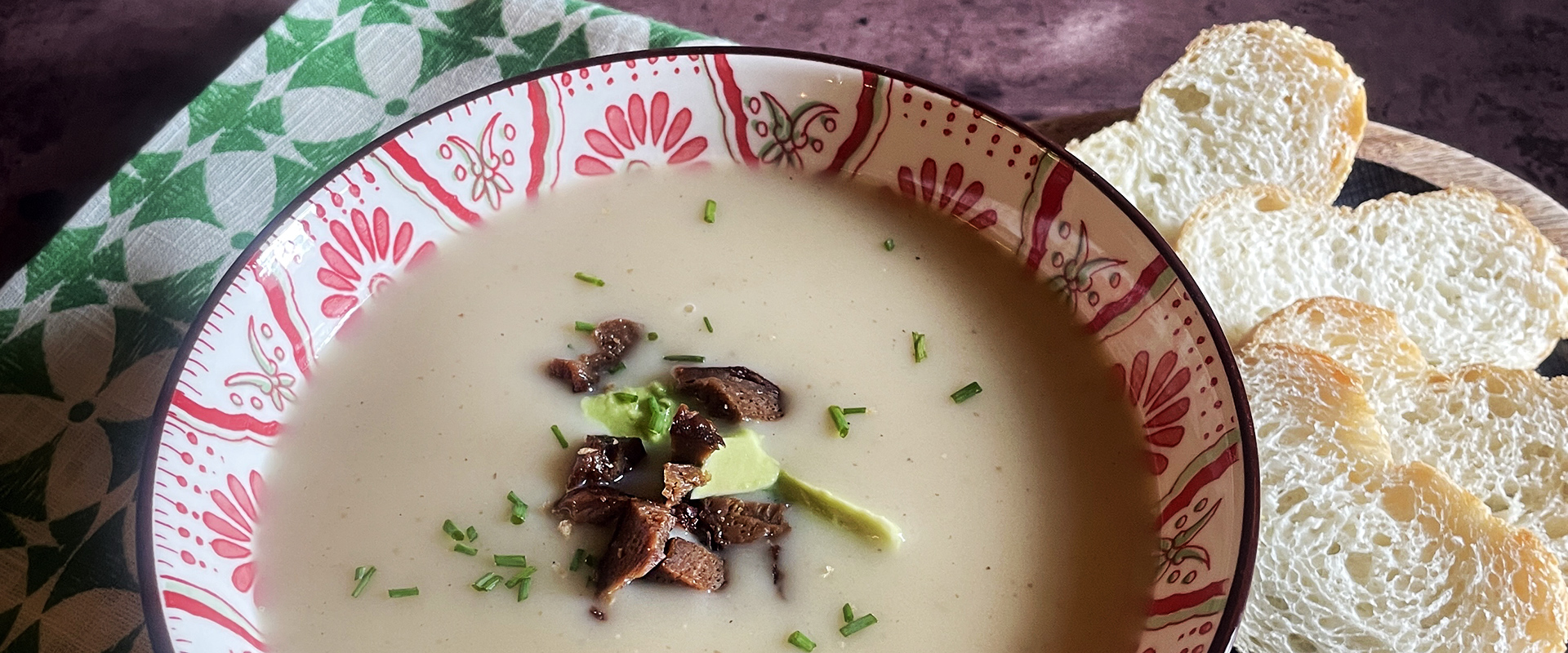 PAOW! Vichyssoise with Bacon Flavored Pieces
